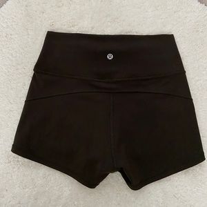 Lululemon Olive Green 2.5” Biker Shorts